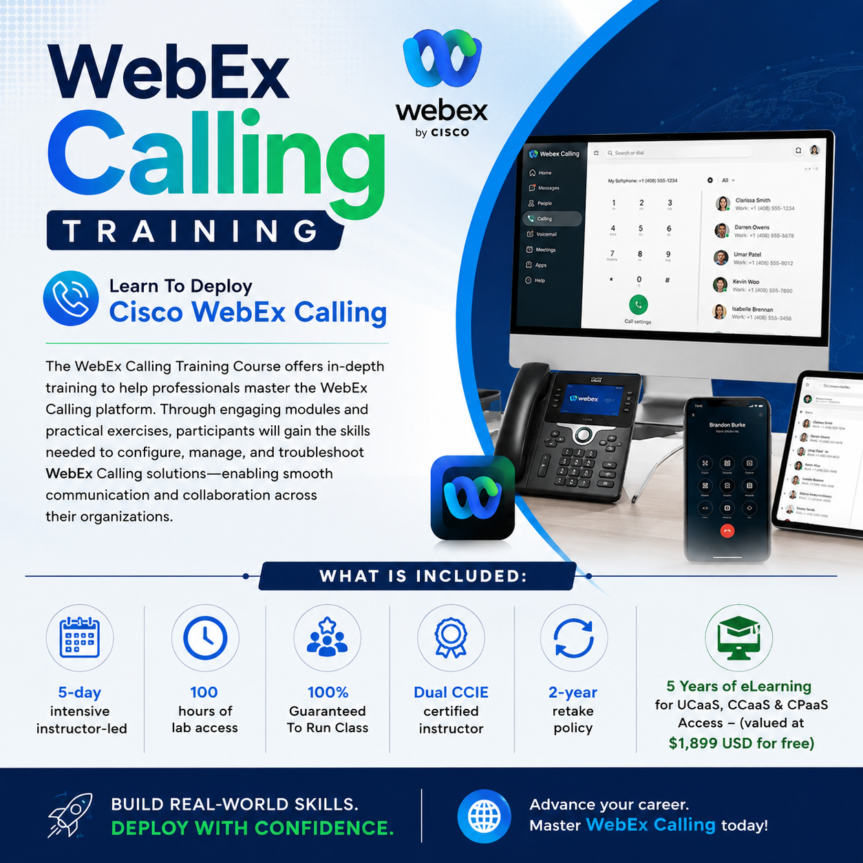 Webex Calling Service Cisco Webex Calling Training - VoiceBootcamp